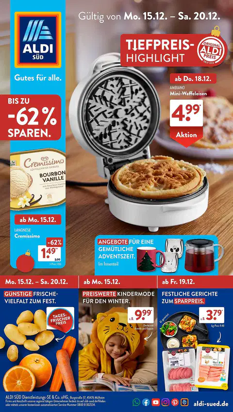 Aldi Süd Prospekt Angebote - Seite 1
