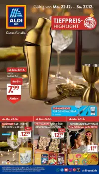 Vorschau auf den Aldi Süd-Prospekt für nächste Woche ab dem 22.12.2025