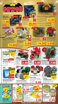 Vorschau auf den Jawoll-Prospekt für nächste Woche ab dem 03.11.2025