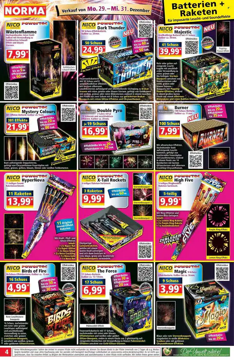 Norma Feuerwerk Prospekt - Seite 1