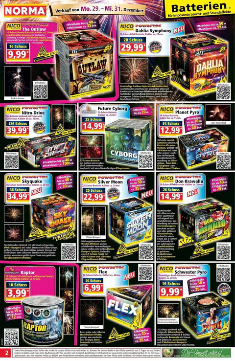 Norma Feuerwerk Prospekt - Seite 1