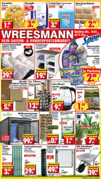 Vorschau auf den Wreesmann-Prospekt für nächste Woche ab dem 19.01.2026