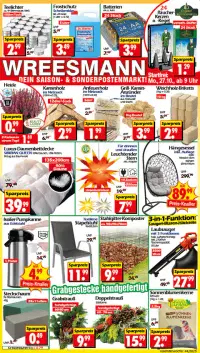 Vorschau auf den Wreesmann-Prospekt für nächste Woche ab dem 27.10.2025