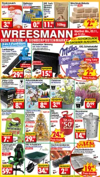 Vorschau auf den Wreesmann-Prospekt für nächste Woche ab dem 03.11.2025