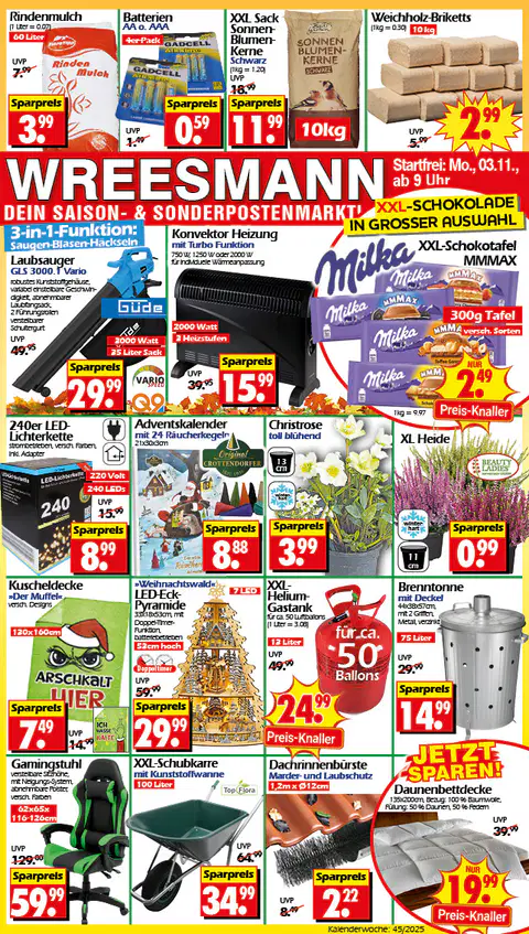 Wreesmann Prospekt Angebote - Seite 1