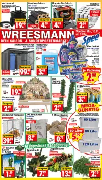 Vorschau auf den Wreesmann-Prospekt für nächste Woche ab dem 10.11.2025