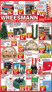 Vorschau auf den Wreesmann-Prospekt für nächste Woche ab dem 22.12.2025