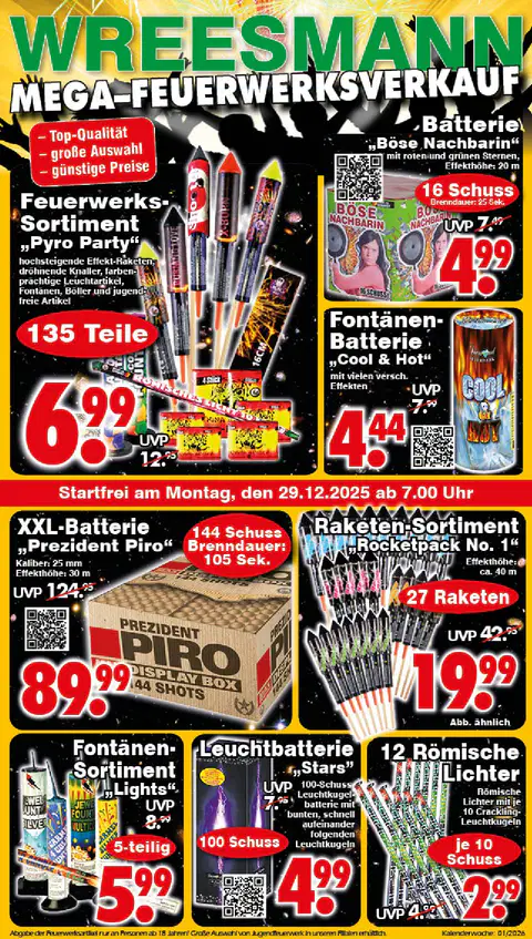 Wreesmann Prospekt Angebote - Seite 1