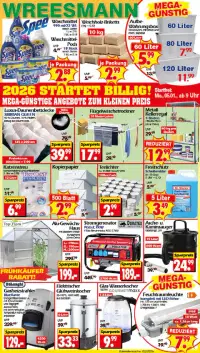 Vorschau auf den Wreesmann-Prospekt für nächste Woche ab dem 05.01.2026