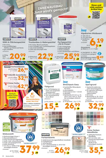 Globus-Baumarkt Prospekt ab 19.01.2026 - Seite 1