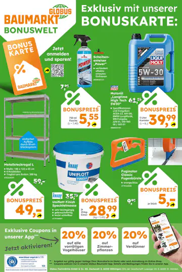 Globus-Baumarkt Prospekt ab 19.01.2026 - Seite 1