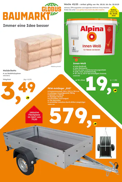 Globus-Baumarkt Prospekt - Seite 1