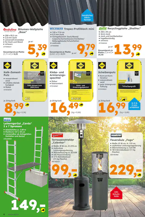 Globus-Baumarkt Prospekt - Seite 1