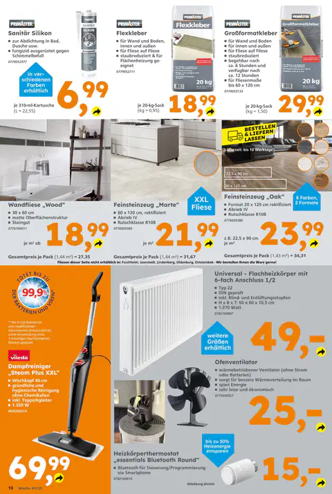 Globus-Baumarkt Prospekt - Seite 1