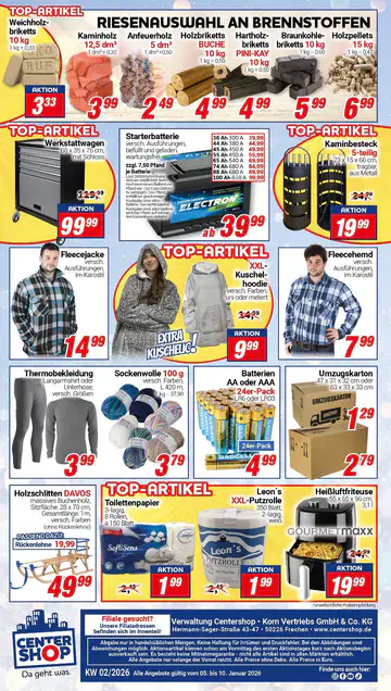 CENTERSHOP Prospekt Angebote - Seite 1