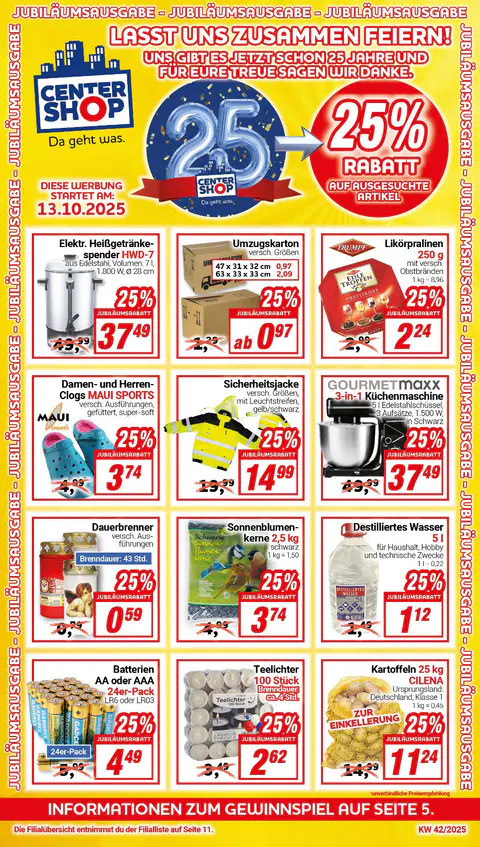 CENTERSHOP Prospekt - Seite 1