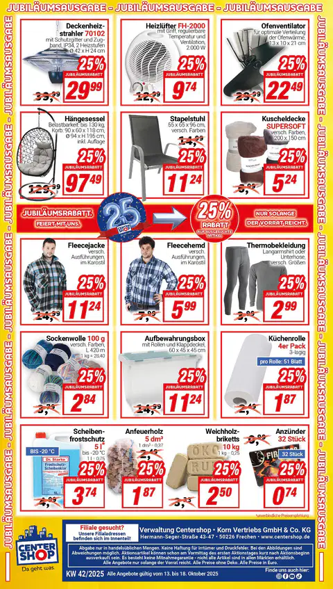 CENTERSHOP Prospekt - Seite 1