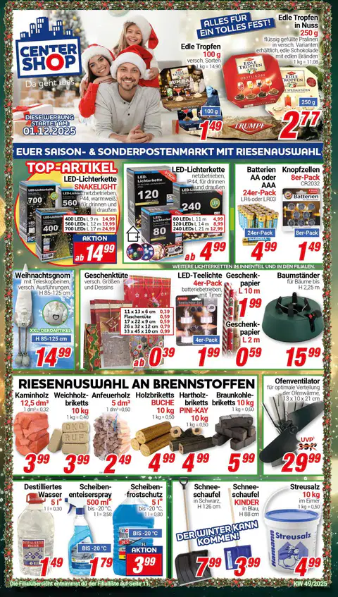 CENTERSHOP Prospekt Angebote - Seite 1