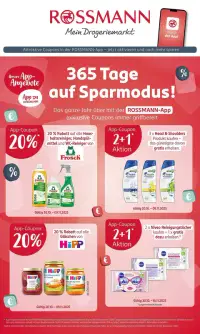 Vorschau auf den Rossmann-Prospekt für nächste Woche ab dem 27.10.2025