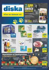 Vorschau auf den diska-Prospekt für nächste Woche ab dem 20.10.2025