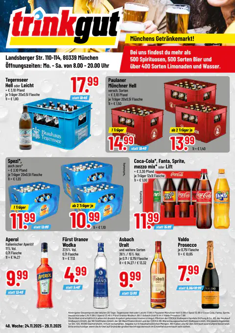 trinkgut Prospekt - Seite 1