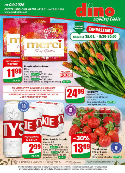 Gazetka Dino od 21.01.2026 — Aktualne promocje - Strona 1