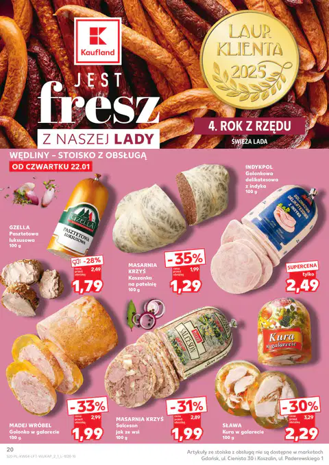 Kaufland Gazetka od 22.01.2026 - Strona 1
