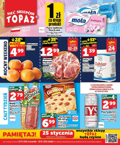 Gazetka Topaz od 22.01.2026 - Strona 1