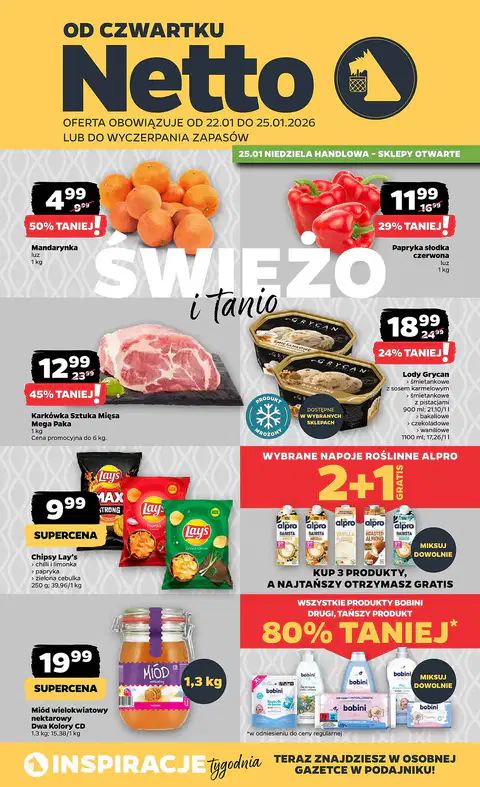 Gazetka Netto od 22.01.2026 - Strona 1