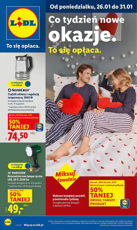 Gazetka Okazje Lidl od 26.01.2026 - Strona 1