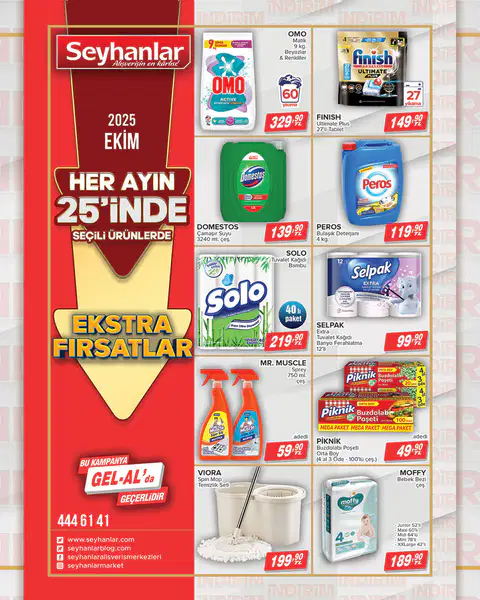 Seyhanlar Market 25 Ekim 2025 Kataloğu - Sayfa 1