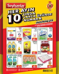 Seyhanlar Market broşürünün önizlemesi 10.11.2025 tarihinden itibaren gelecek hafta