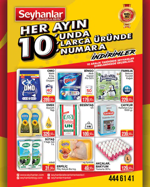 Seyhanlar Market 10 Aralık 2025 Kataloğu - Sayfa 1