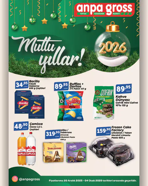 Anpa Gross Aktüel Ürünler 20.12.2025 - Sayfa 1