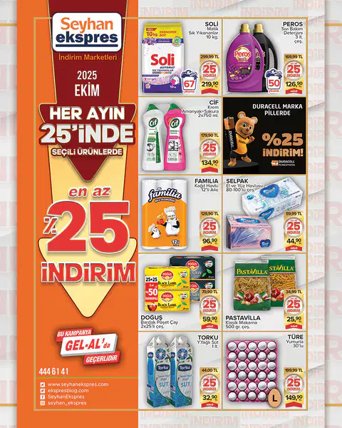Seyhan Ekspres 25 Ekim 2025 Kataloğu - Sayfa 1