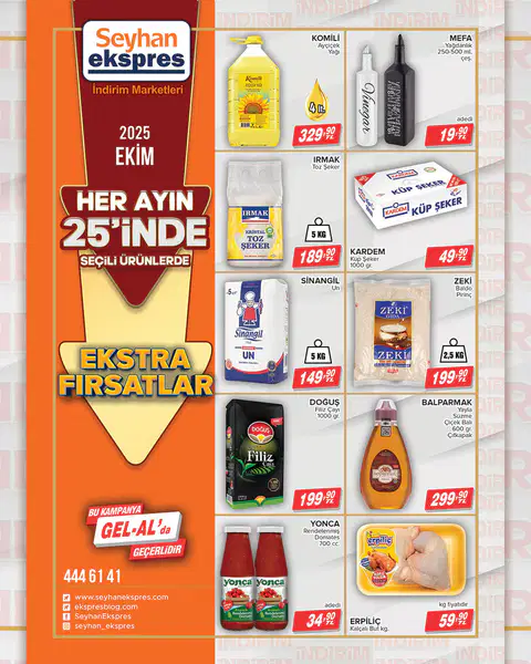 Seyhan Ekspres 25 Ekim 2025 Kataloğu - Sayfa 1