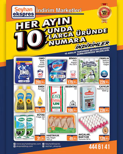 Seyhan Ekspres 10 Aralık 2025 Kataloğu - Sayfa 1