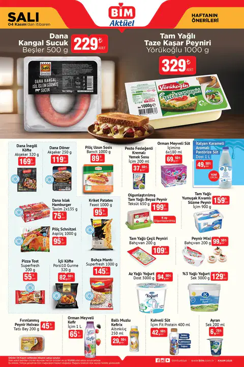 Bim 4 Kasım 2025 Aktüel Kataloğu - Sayfa 1