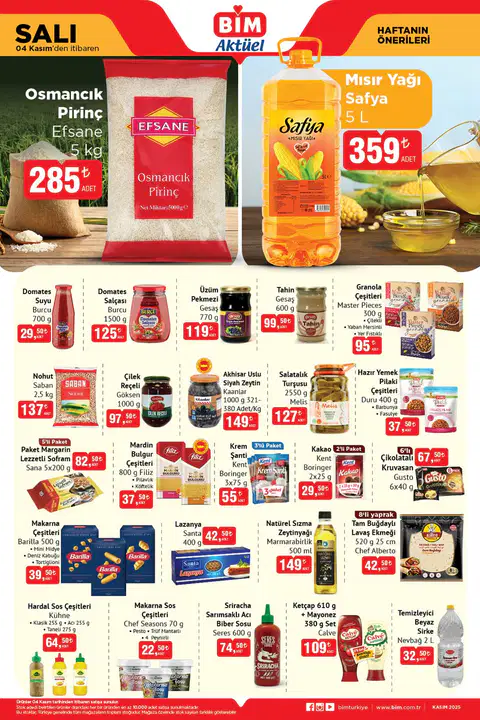Bim 4 Kasım 2025 Aktüel Kataloğu - Sayfa 1
