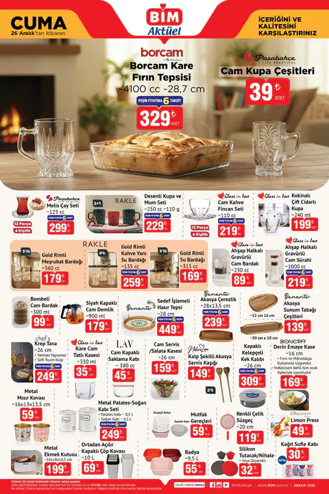 Bim 26 Aralık 2025 Aktüel Kataloğu - Sayfa 1