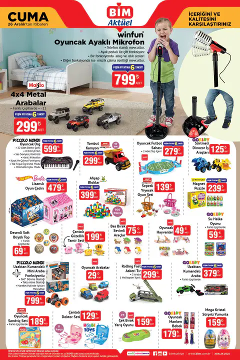 Bim 26 Aralık 2025 Aktüel Kataloğu - Sayfa 1