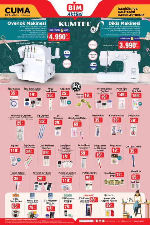 Bim 26 Aralık 2025 Aktüel Kataloğu - Sayfa 1