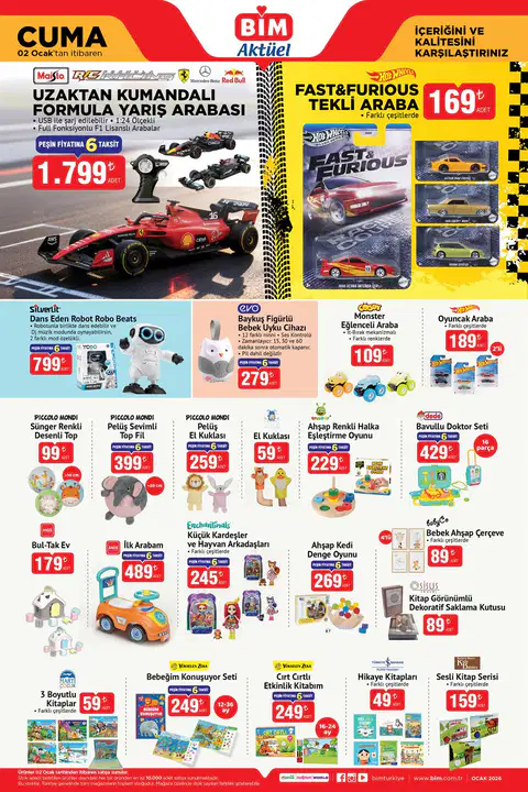 Bim 2 Ocak 2026 Aktüel Kataloğu - Sayfa 1