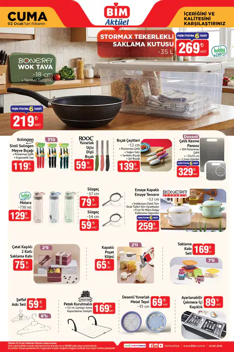 Bim 2 Ocak 2026 Aktüel Kataloğu - Sayfa 1