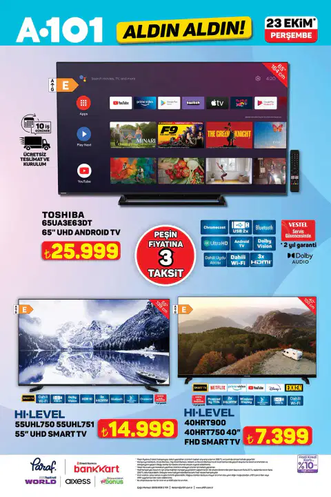 A101 23 Ekim 2025 Kataloğu - Sayfa 1