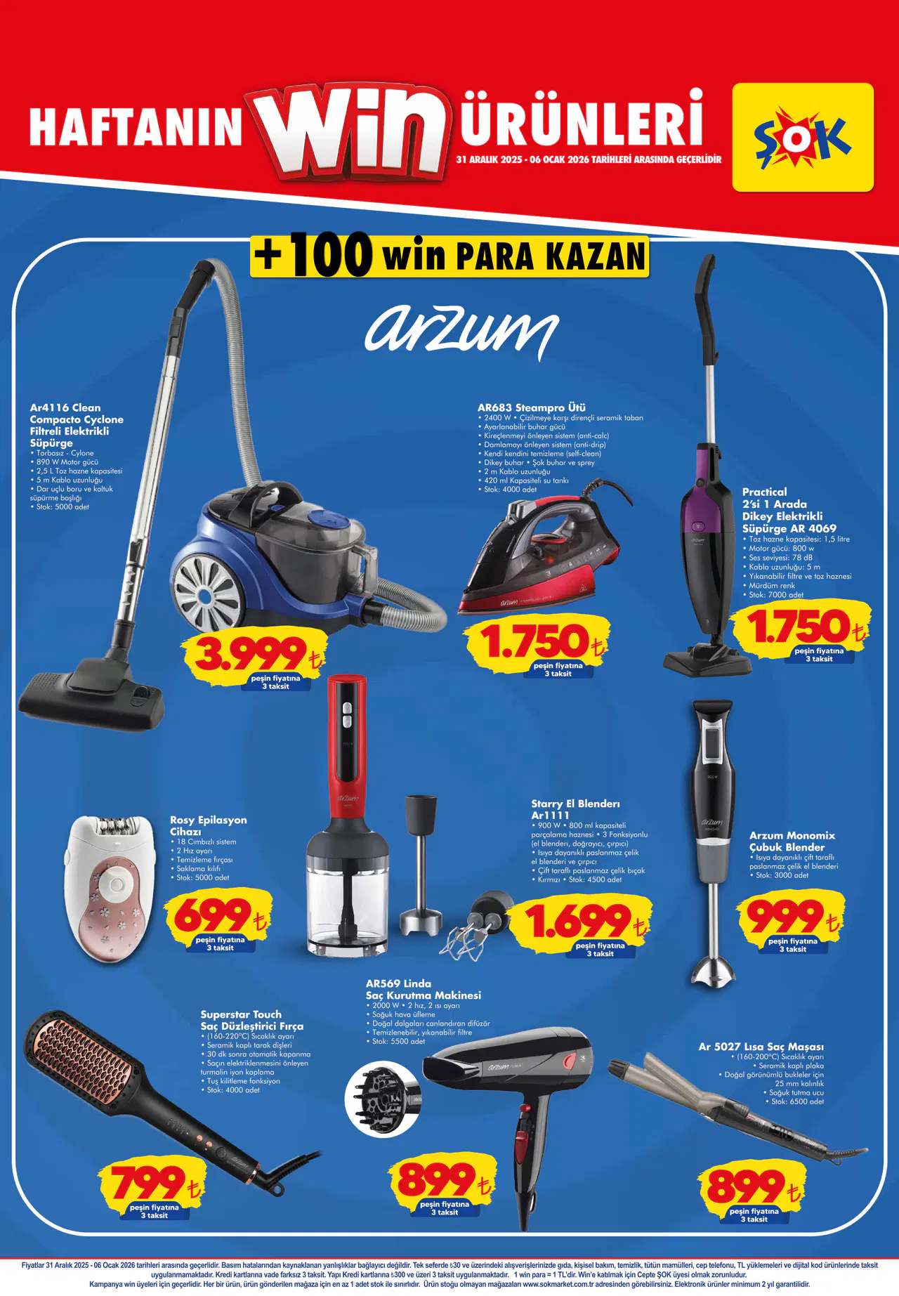 ŞOK 31 Aralık 2025 Kataloğu - Sayfa 5