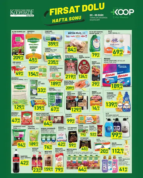 Koop 3 Ekim 2025 Kataloğu - Sayfa 1