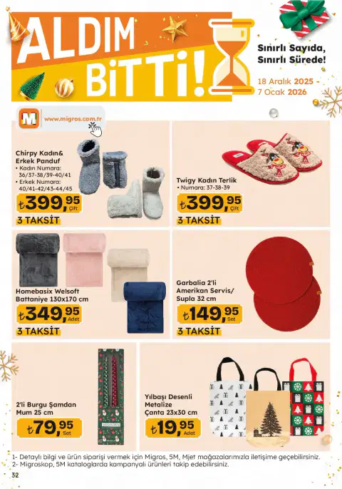 Migros 18 Aralık 2025 Migroskop Indirimleri Kataloğu - Sayfa 1